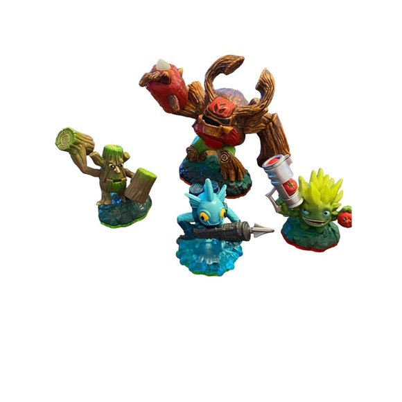 Skylanders Gaming Figures Gill Grunt Trap Team Stump Smash Tree Rex - Picture 1 of 9